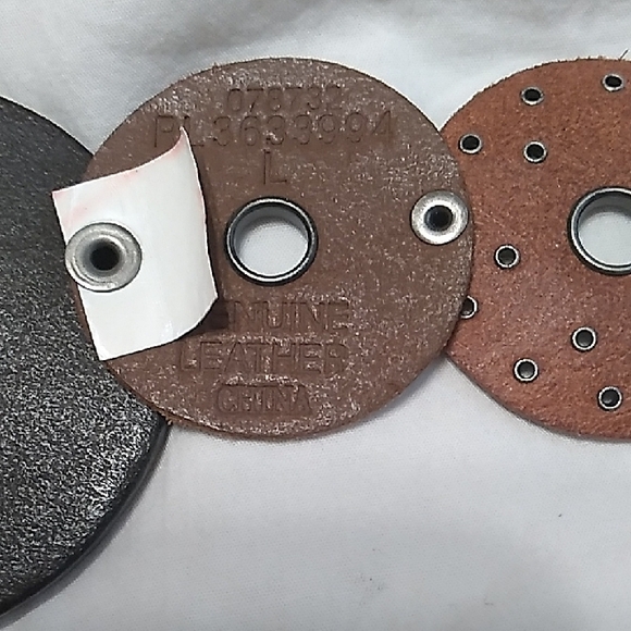 Chic Brown and Silver Disc Belt - Picture 2 of 4